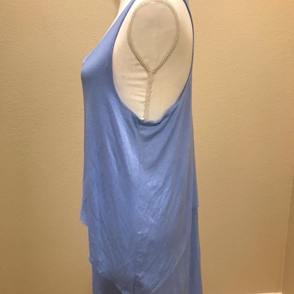 Pretty light blue tiered dress - Picture 5 of 5